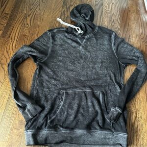 Black burnout fleece Hoodie